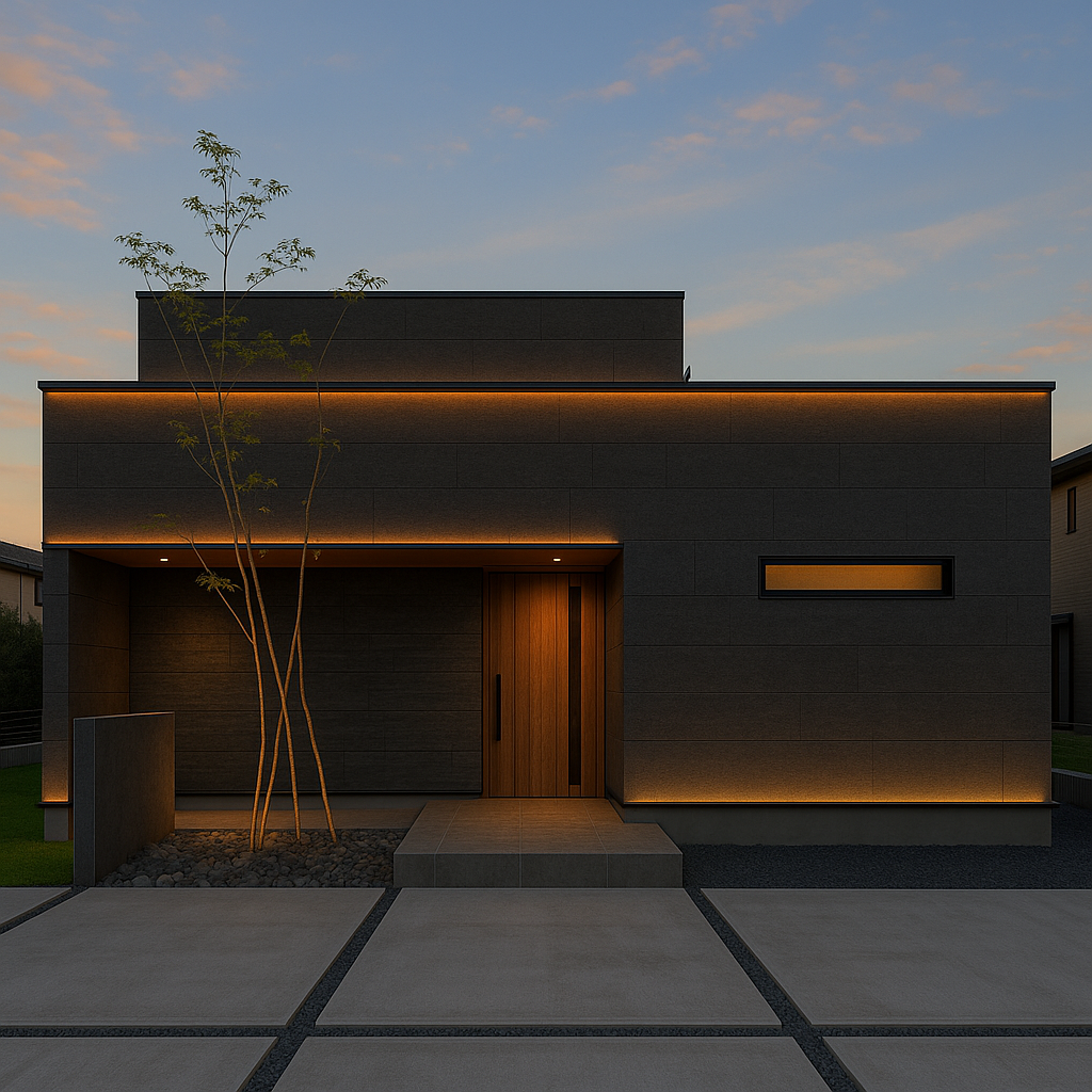 ホテルライク✖爽やかな外観の家